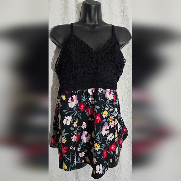 ONLY Onlmarna Canotta In Cotomba Con Inserti In Pizzo – Donna, Vestibilità Morbida